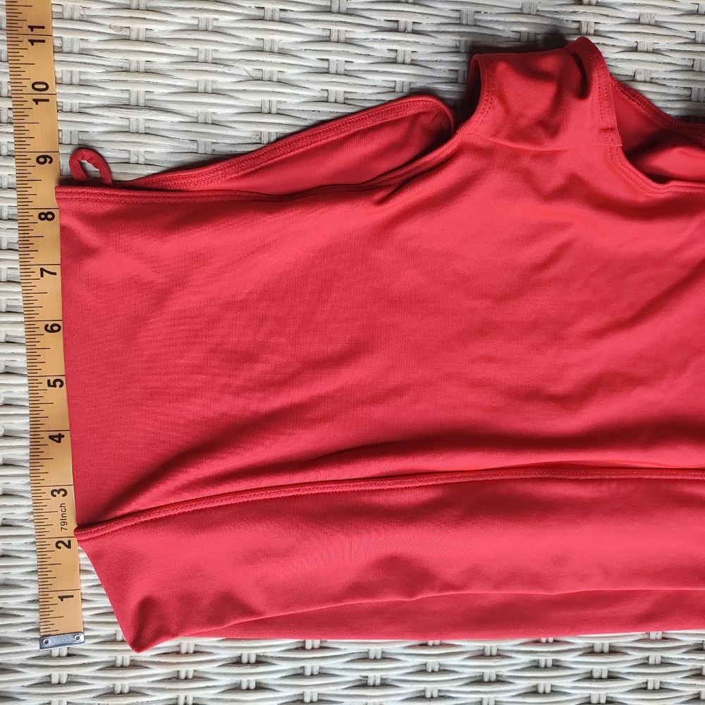 PINK sport red boy shorts bathing suit bottom - Picture 7 of 8